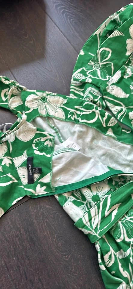 Studio F Green Floral Jumpsuit