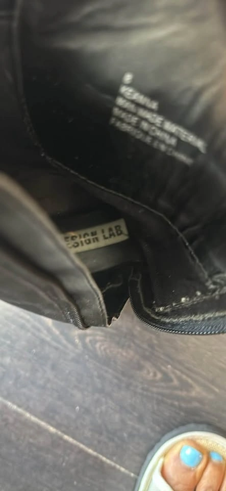 Design Lab Black Combat Boots - photo 2