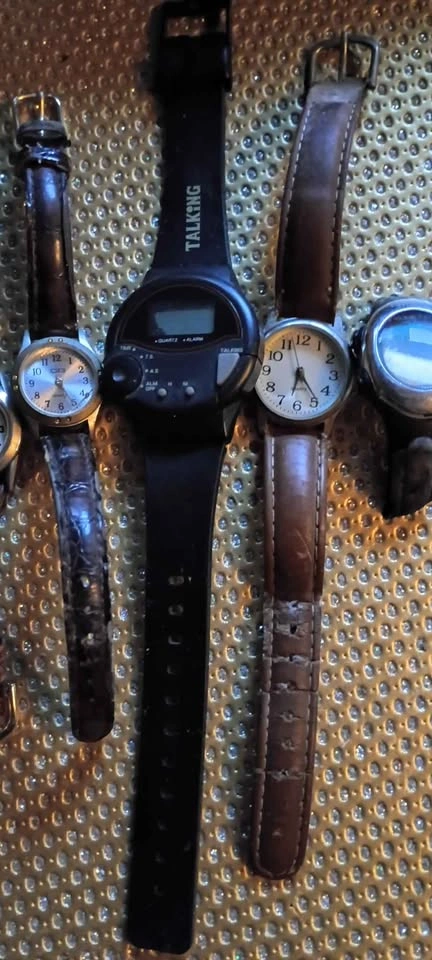 Vintage Watches Lot Untested 5 Total Take All Used - photo 3