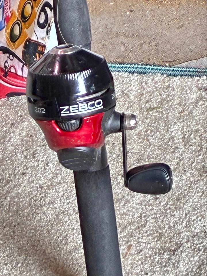 Zebco 202 fishing rod