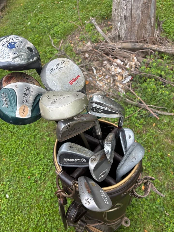 Ram golf bag with golf clubs - photo 4