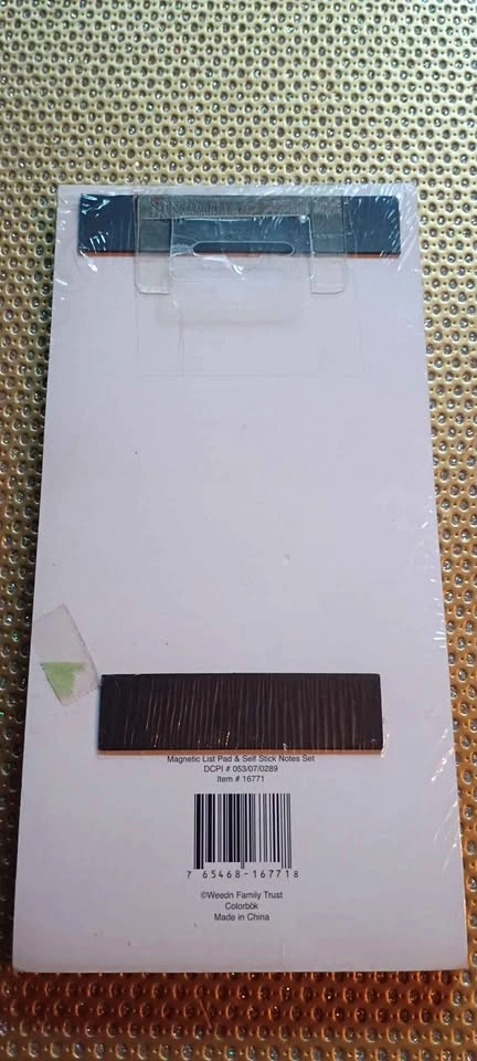 Magnetic Weekly Calendar Vintage w Notes Sealed - photo 2