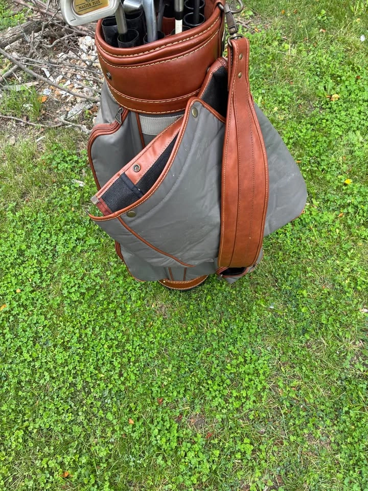 Vintage daiwa golf bag with clubs - photo 5