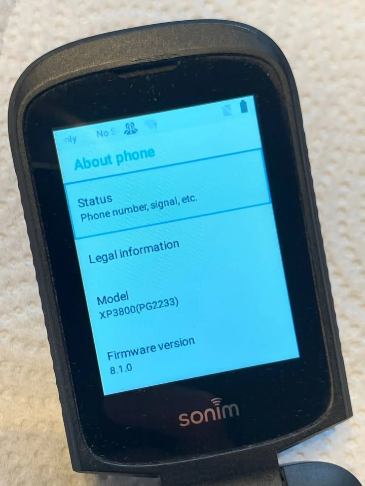 Mobile phone 4G LTE Sonim XP3800 Ultra-Rugged Flip Phone - photo 4