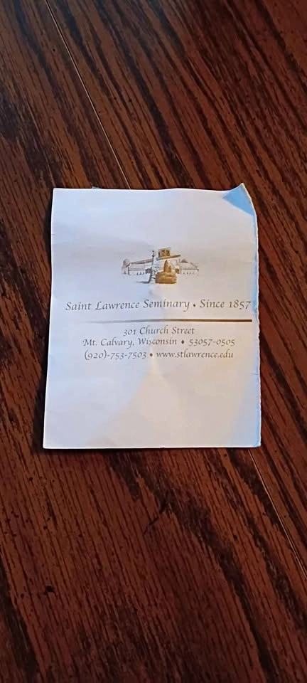 Saint Anthony Amulet Vintage Saint Lawrence Church Vintage - photo 3