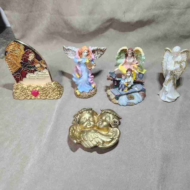 Angel Decor Lot, 1989 Scioto Cherub & Paula’s Cherished Treasure