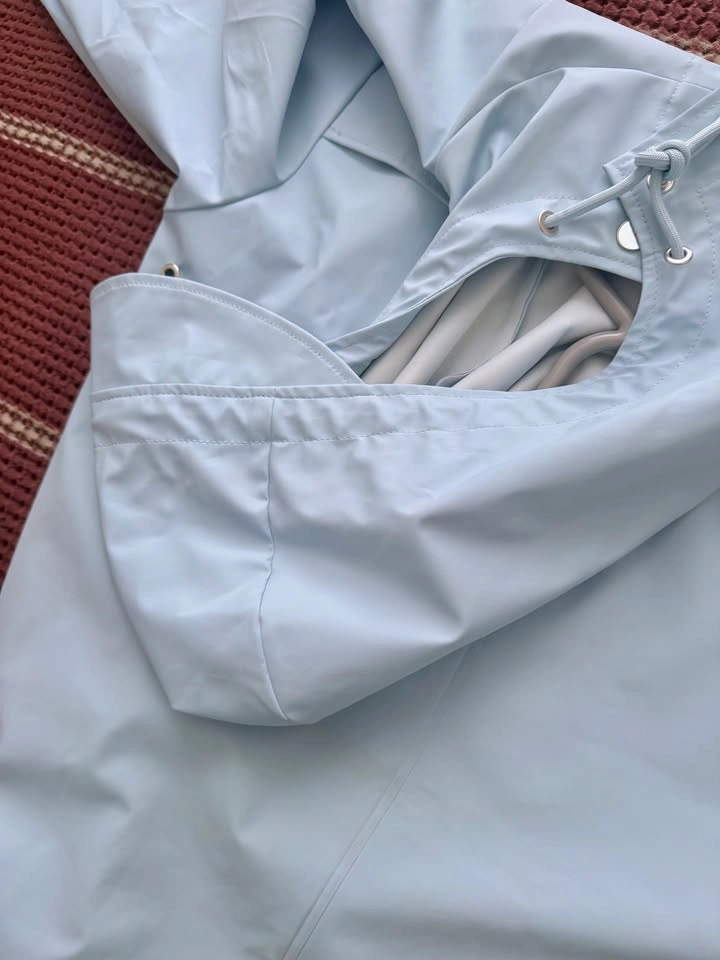 Unisex RAINS Long Jacket sz small - photo 4