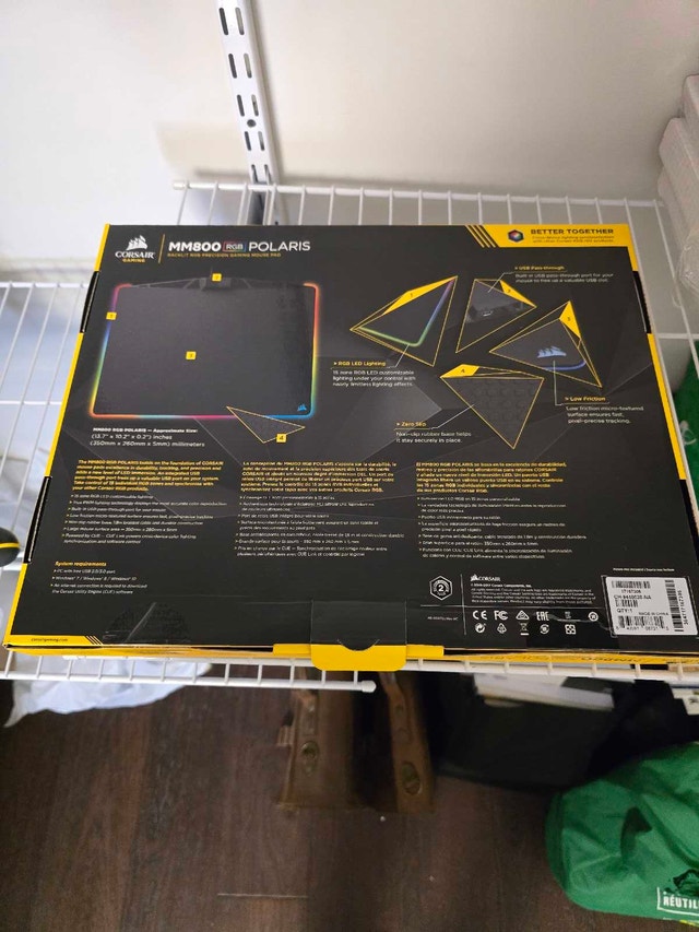 Corsair MM800 RGB Polaris Gaming Mouse Pad - photo 2