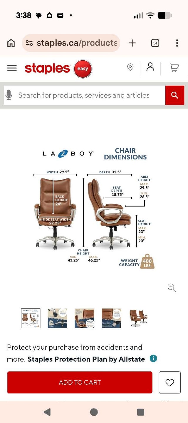 La-Z-boy Jenkins Executive Chair - photo 2