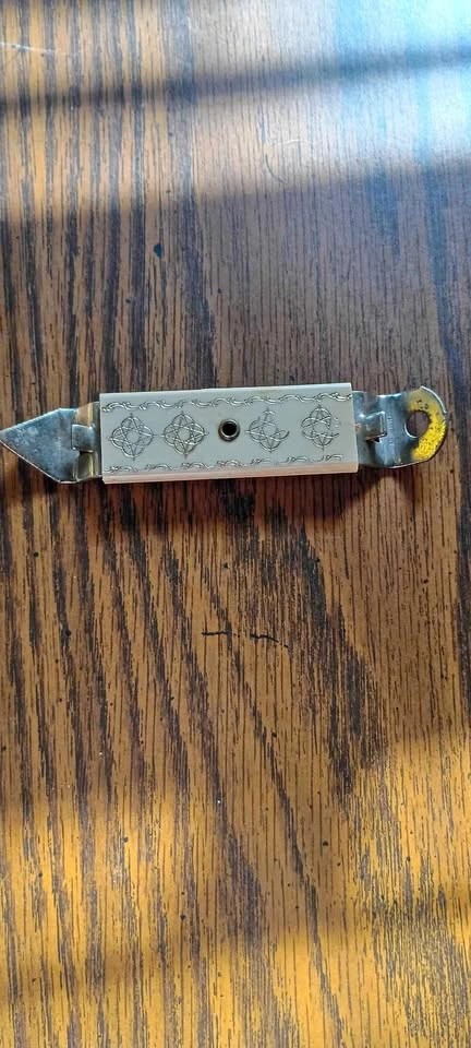 Vintage Bottle Can Opener 60s Design Metal