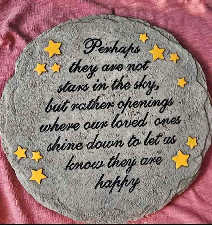 Star Garden Stepping Stone Quote New