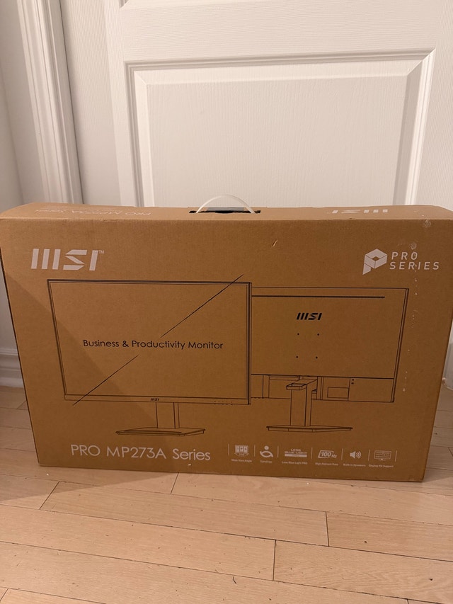 MSI PRO MP273A 27” Monitor – Like New! - photo 2
