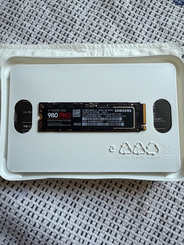 Samsung 980 Pro 500GB SSD