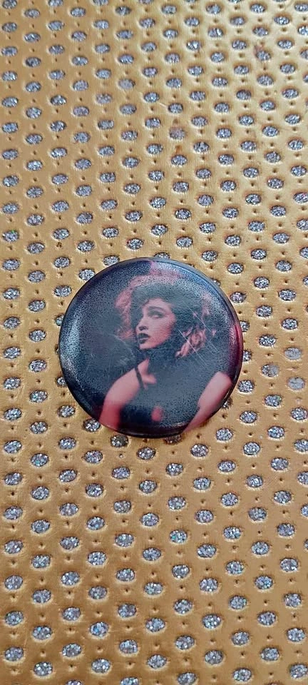 Madonna Vintage 80's Album Pin Rare Small