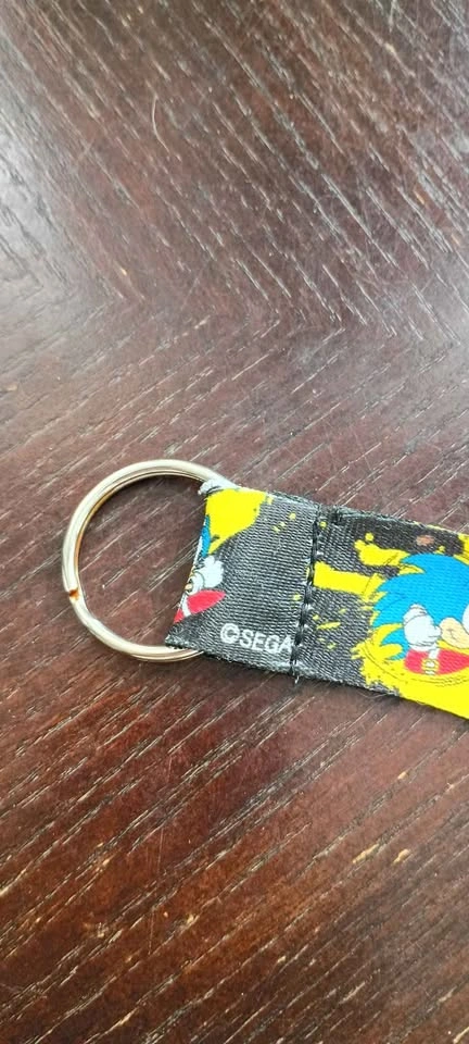 Sonic the Hedgehog Key ID Holder Lanyard Vintage Like New Sega - photo 4