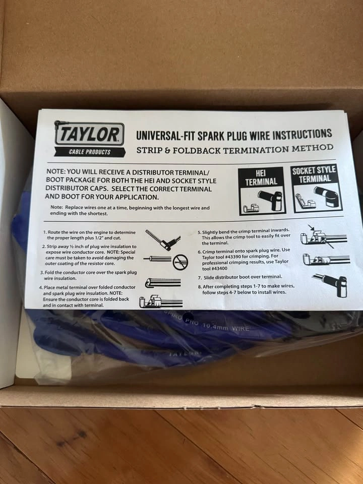 Taylor Cable 409 Spiro-Pro Spark Plug Wire Set - photo 2