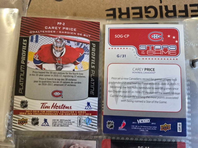 Carey Price Hockey Card Collection - photo 4