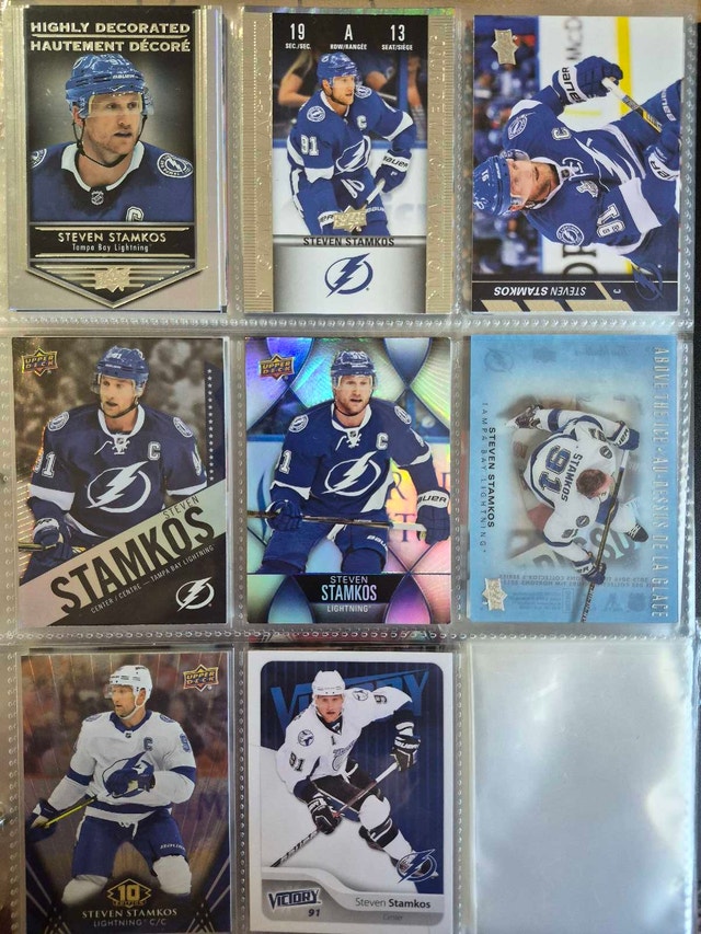 Steven Stamkos Upper Deck Trading Card Collection
