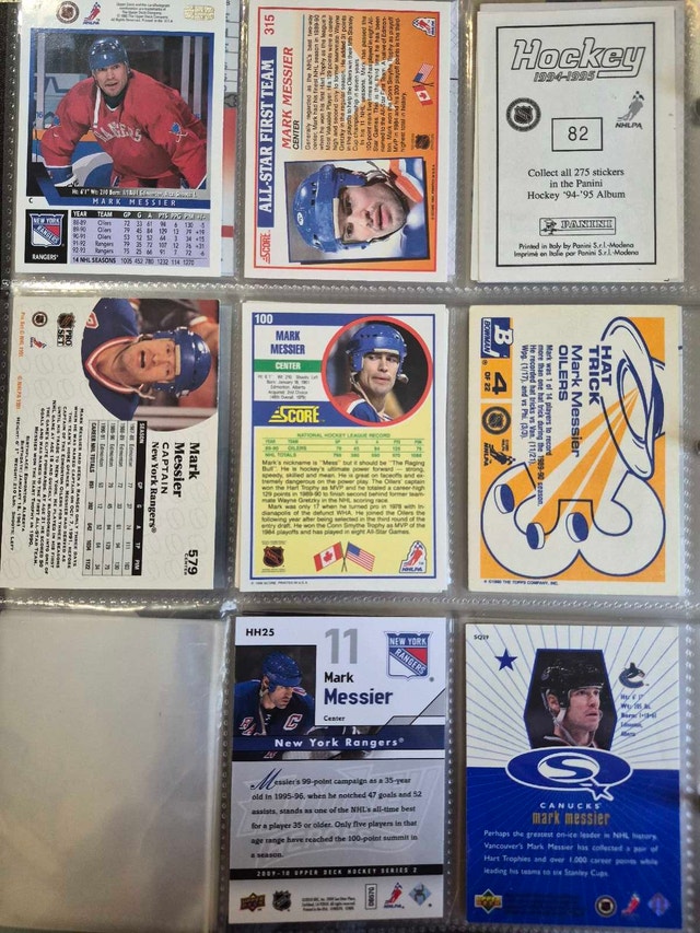Mark Messier and Jack Eichel Hockey Card Collection - photo 2