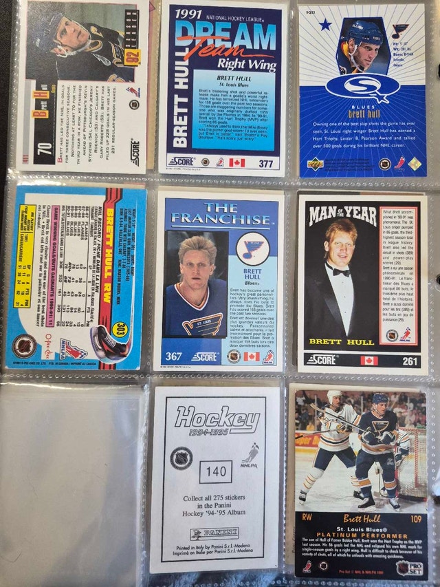 Brett Hull Hockey Card Collection - photo 2