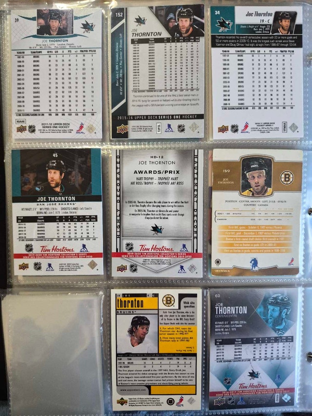 Joe Thornton Hockey Card Collection - photo 2