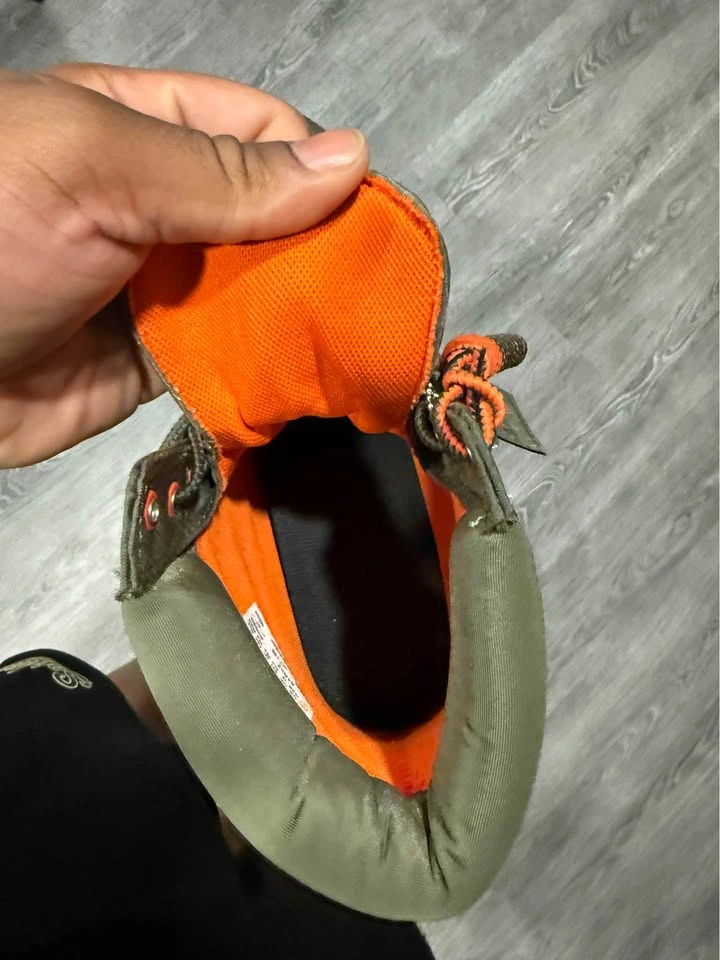 Timberland 6-Inch Boots Olive Green/Orange SZ10.5 - photo 5