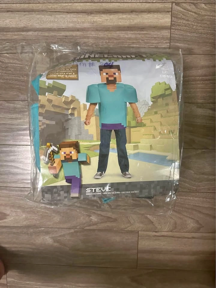 Minecraft Steve Halloween Costume