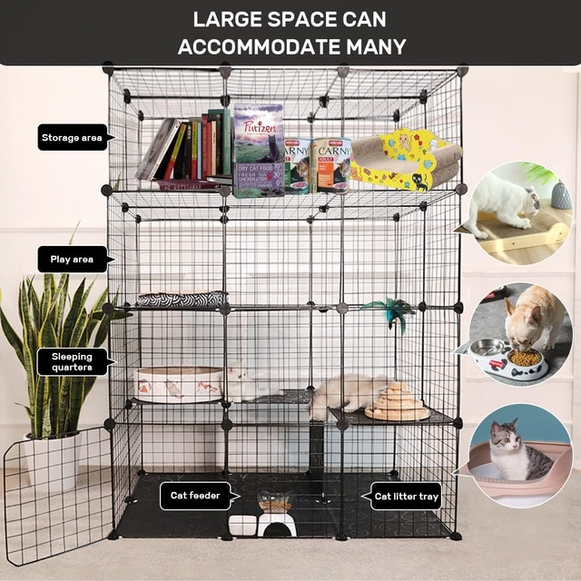 NEW Meleg Otthon Cat Cage, Catio Outdoor Cat Cages Metal Playpen - photo 2