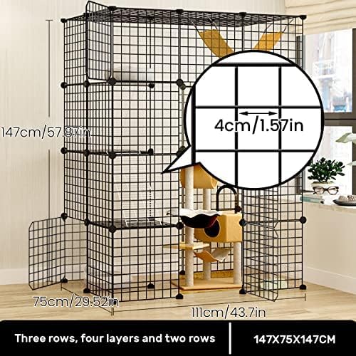 NEW Meleg Otthon Cat Cage, Catio Outdoor Cat Cages Metal Playpen - photo 3
