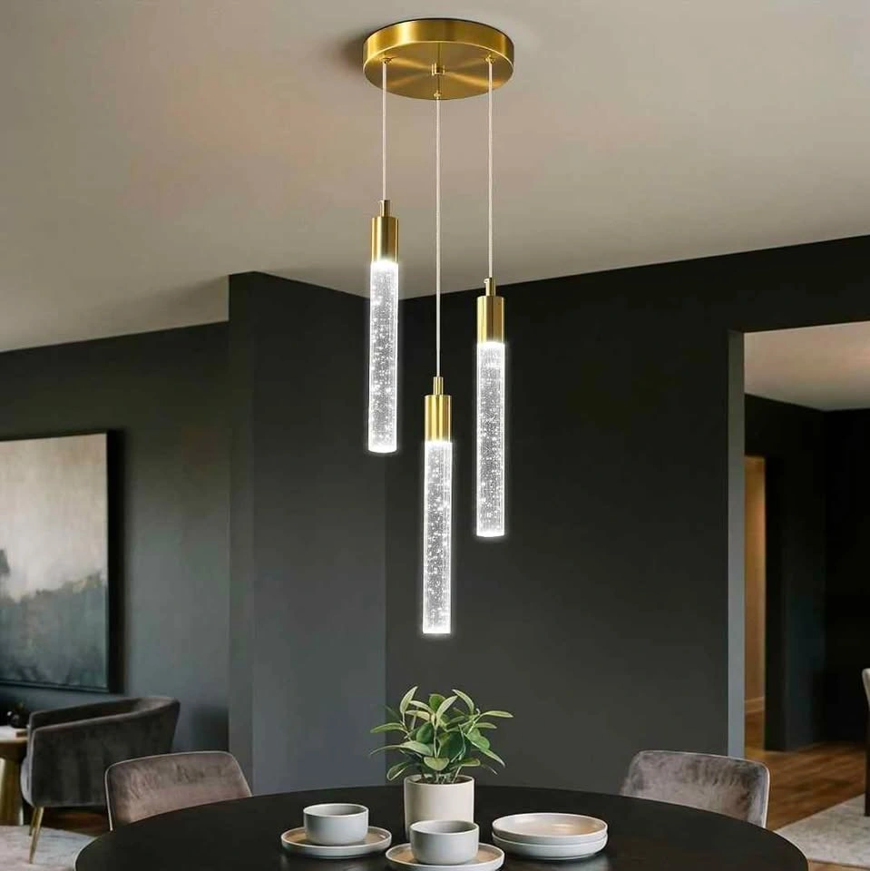 Modern Crystal 3-Light LED Pendant Chandelier - photo 2
