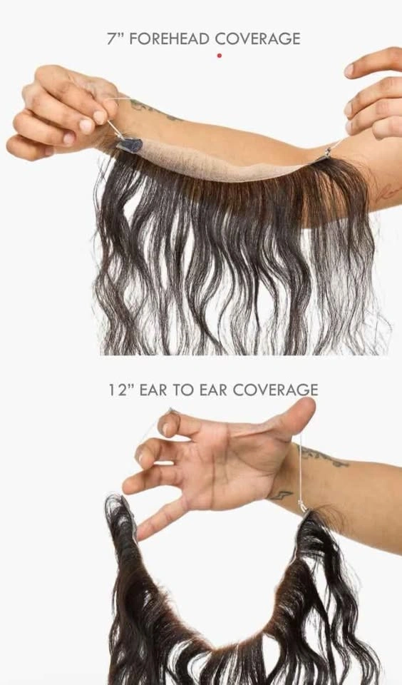 Real hair cover up patch and Receding Hairline Band - photo 5