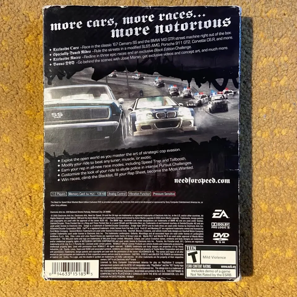 Need For Speed: Most Wanted Black Edition PS2 image indicator(2)