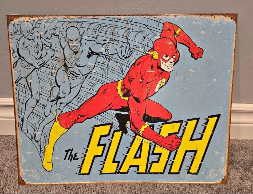 Flash Metal Sign