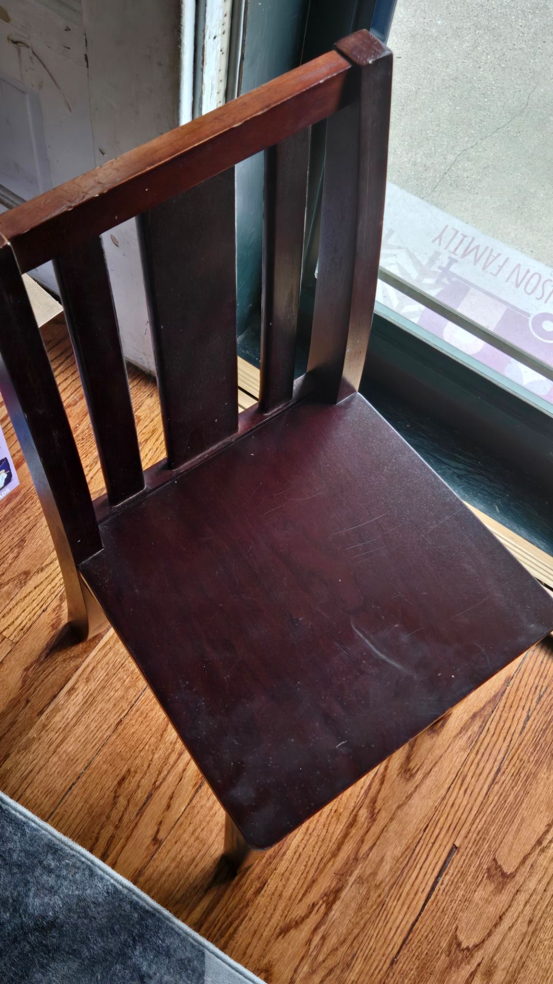 Wood child chair - photo 3