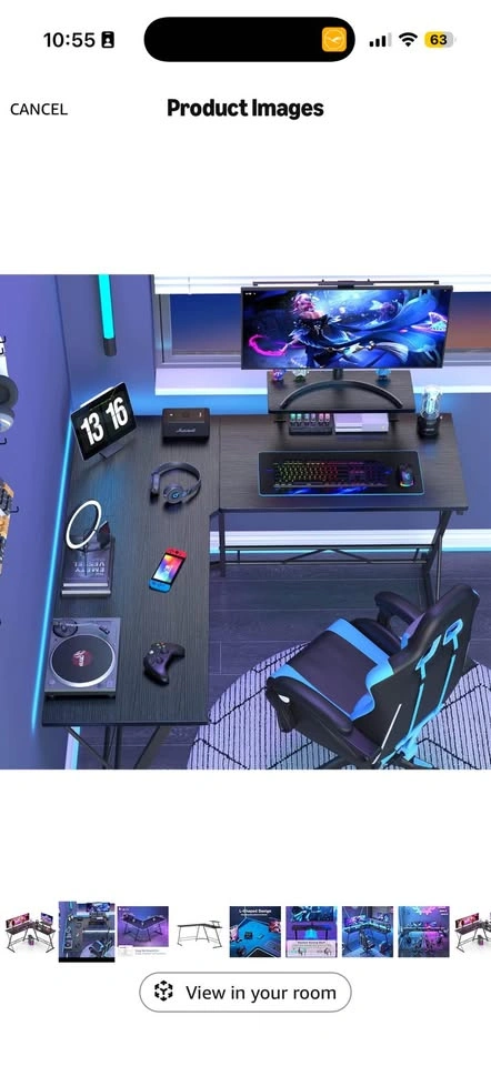 L-Shaped Gaming/Work Desk - photo 5
