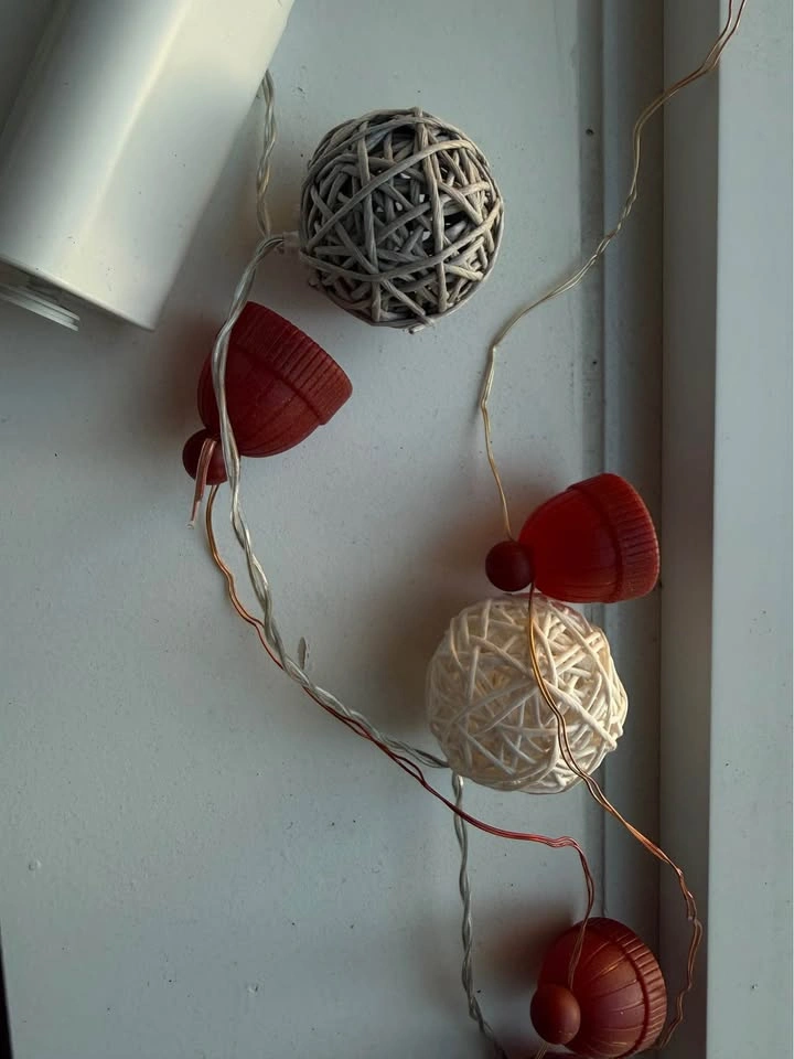 Ikea Artificial Christmas Tree with Ornaments, Lights - photo 3