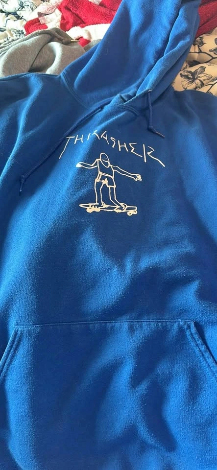 Thrasher Blue Hoodie