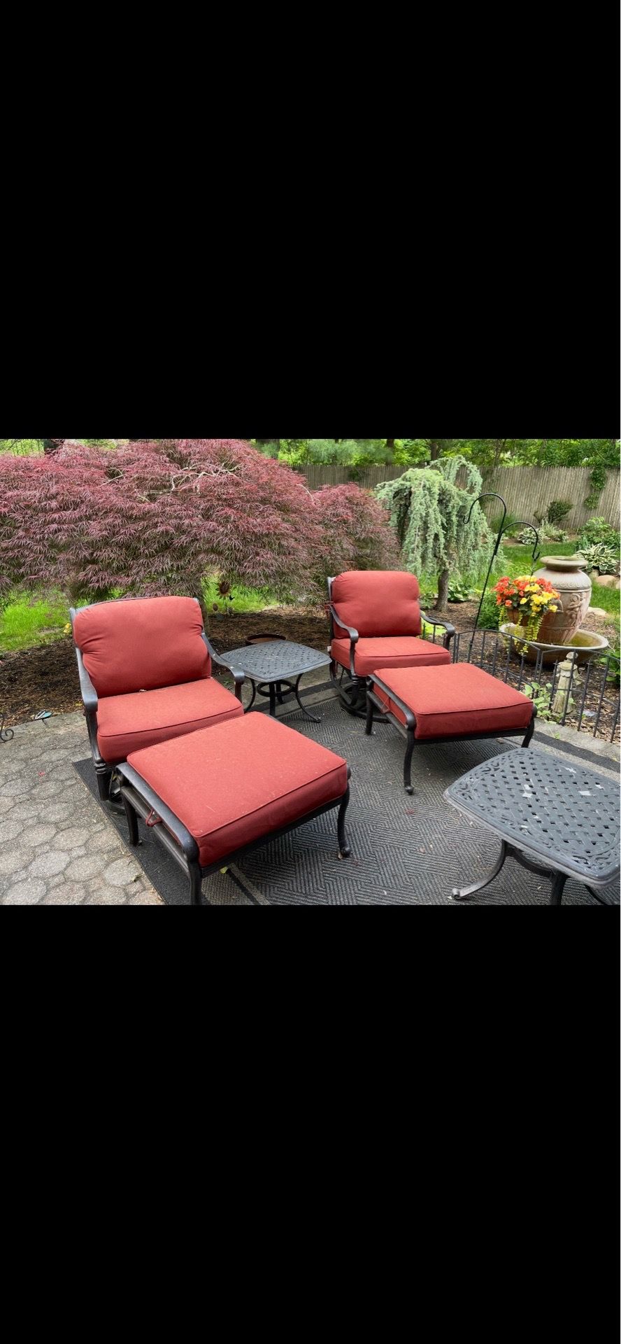 Fortunoff Patio Furniture with sunbrella cushions
