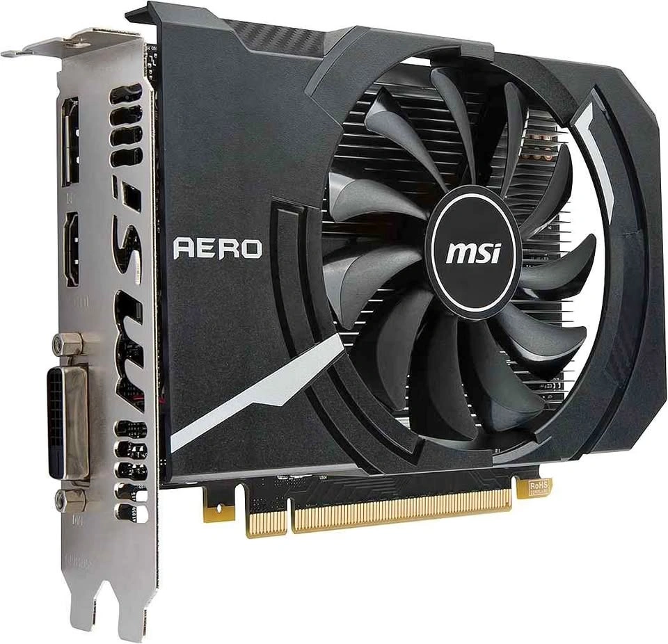MSI GeForce GTX 1050 Ti 4gb Graphics Card