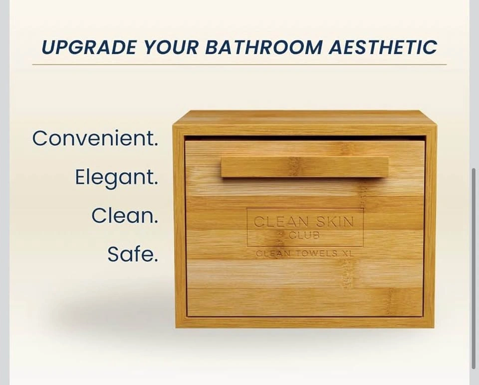 Clean Skin Club Luxe Bamboo Container with XL Towels - photo 5