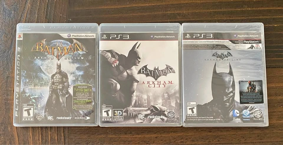 Batman Arkham Trilogy PS3 (Origins Sealed/New)