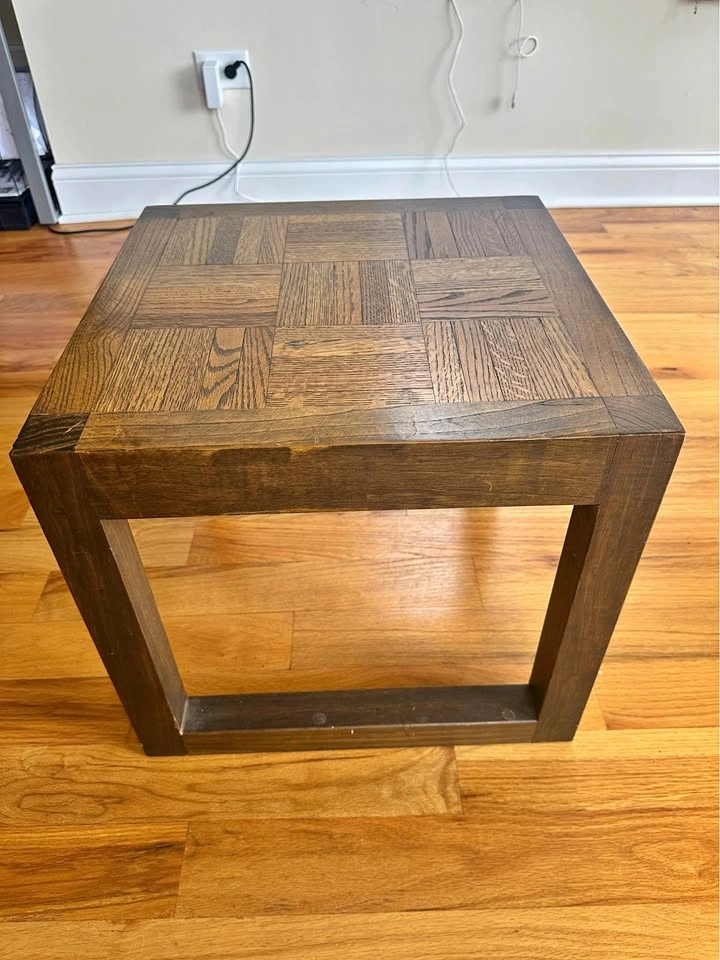 Wood End Table