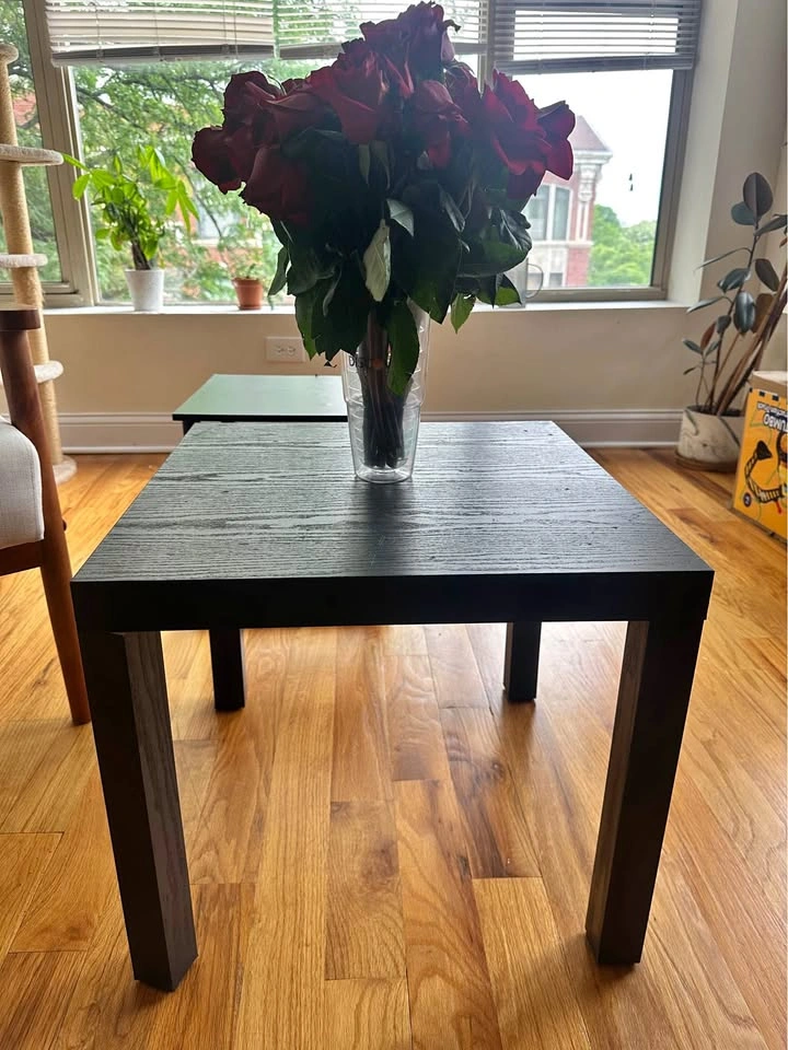 Black IKEA Side Table