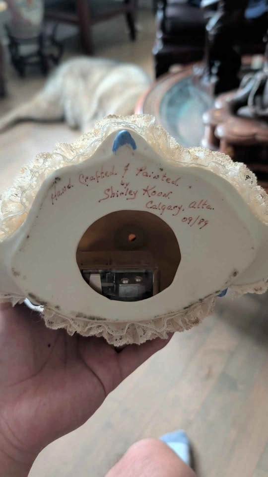 Porcelain Victorian Doll with Music Box - photo 2