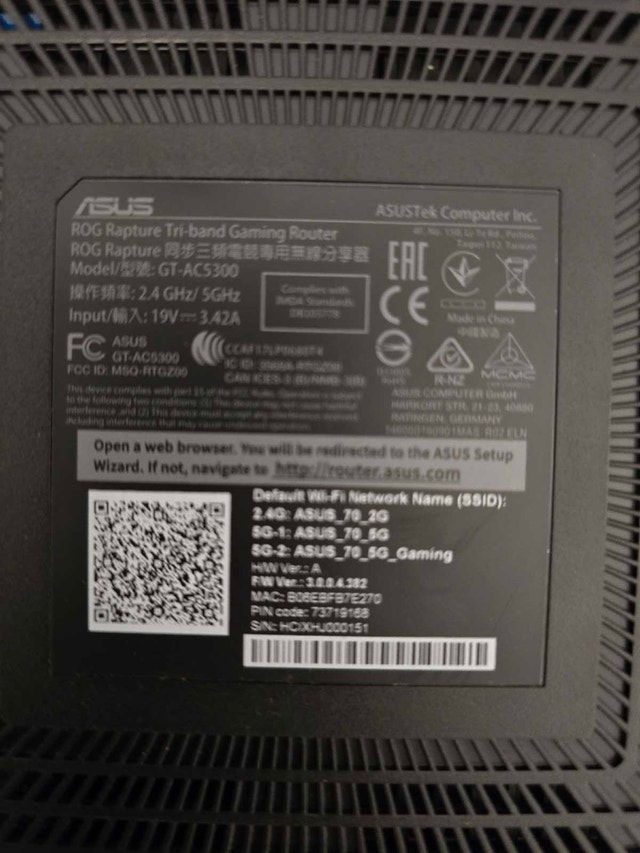 ASUS ROG Rapture GT-AC5300 Tri-band Gaming Router - photo 3