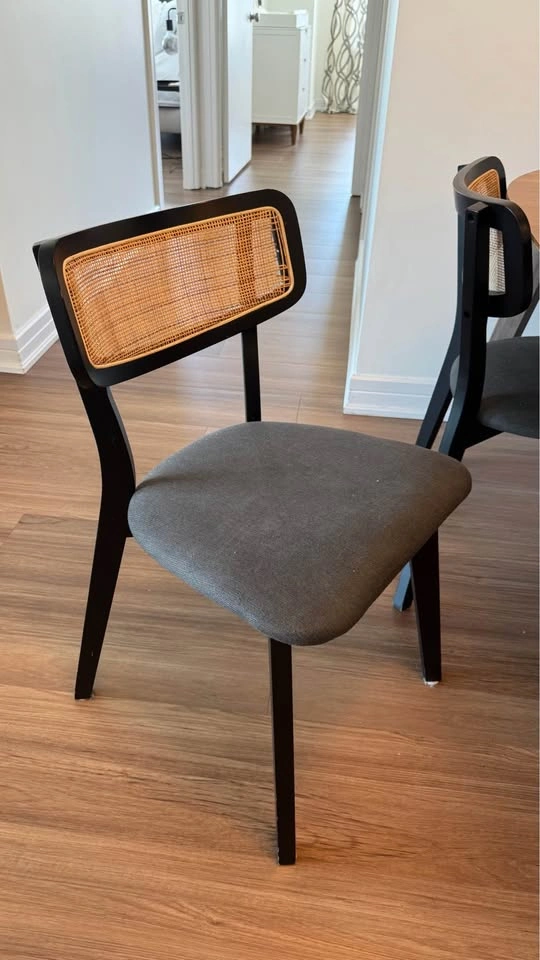 Mid-Century Dining Table and 4 Marume Dining Chairs Set - photo 3