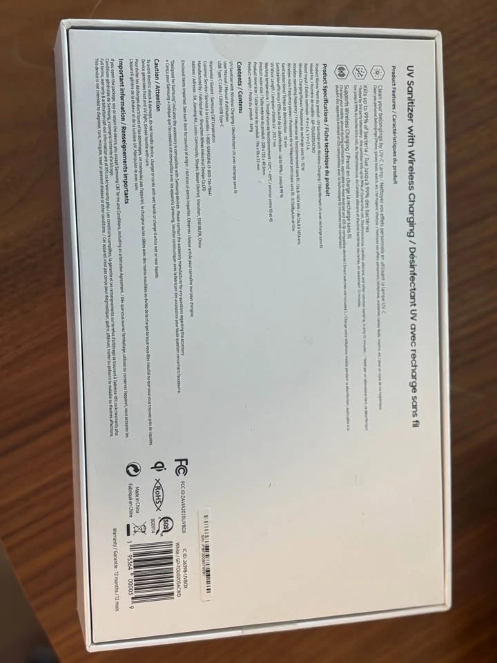 UV Sanitizer with Wireless Charging - photo 3