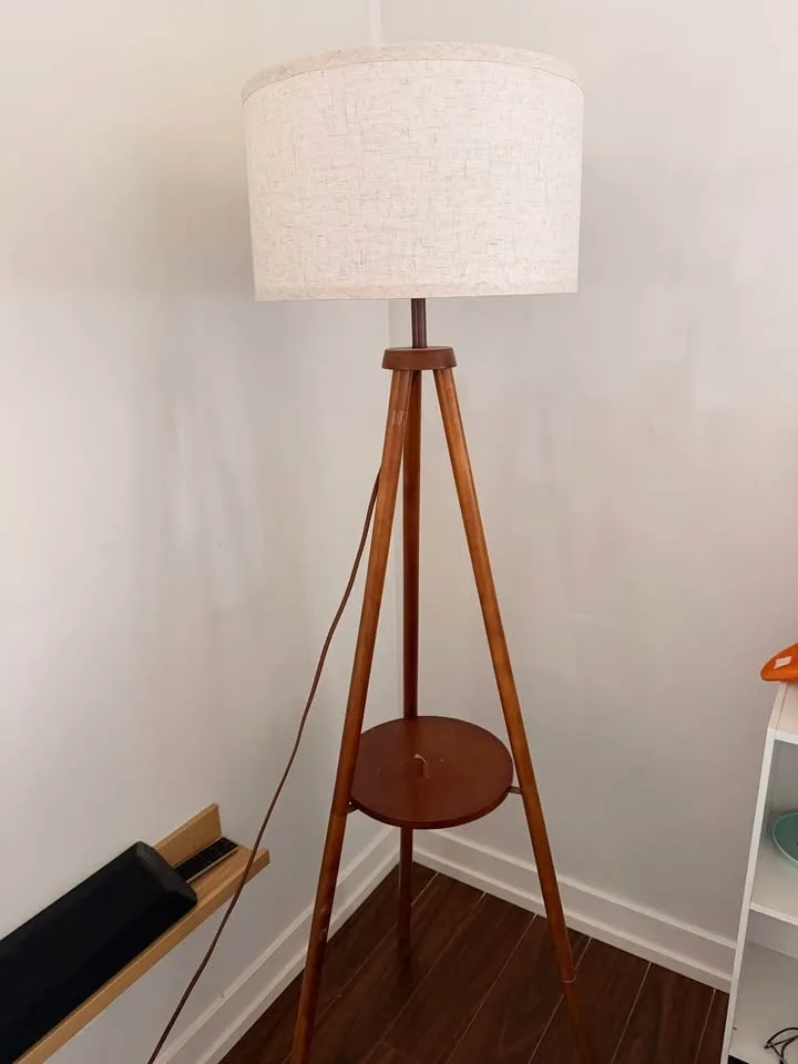 Outon Tripod floor lamp with Shelf - photo 2