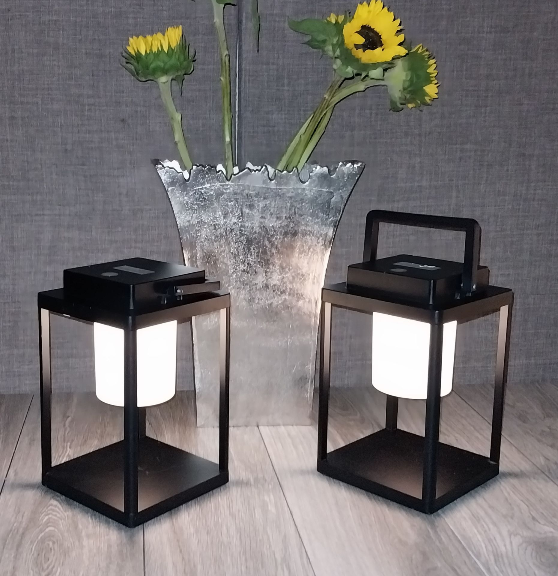 BRIMMEL Rechargeable LED Lanterns (Set of 2) 💡 - photo 2