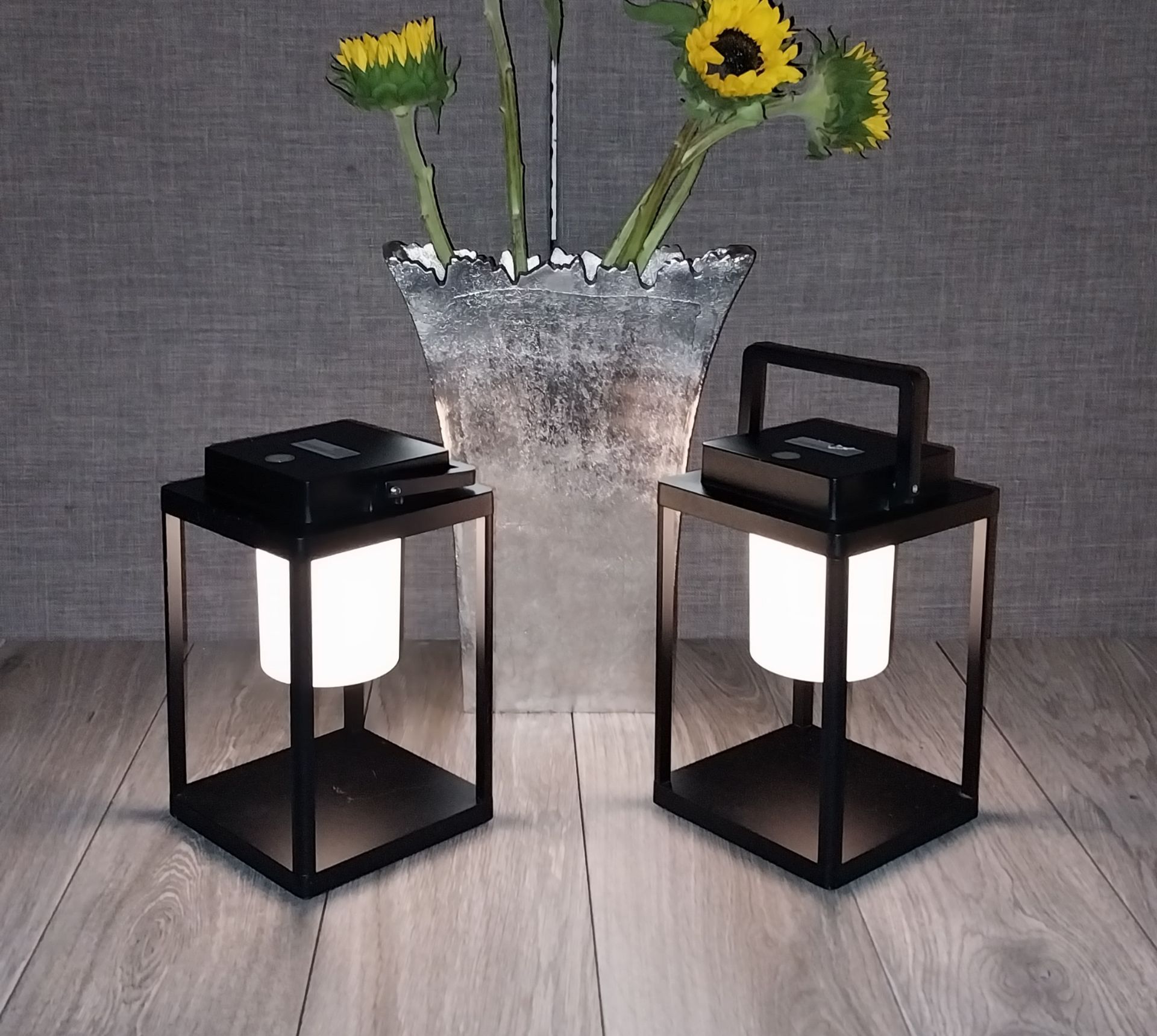BRIMMEL Rechargeable LED Lanterns (Set of 2) 💡 - photo 3
